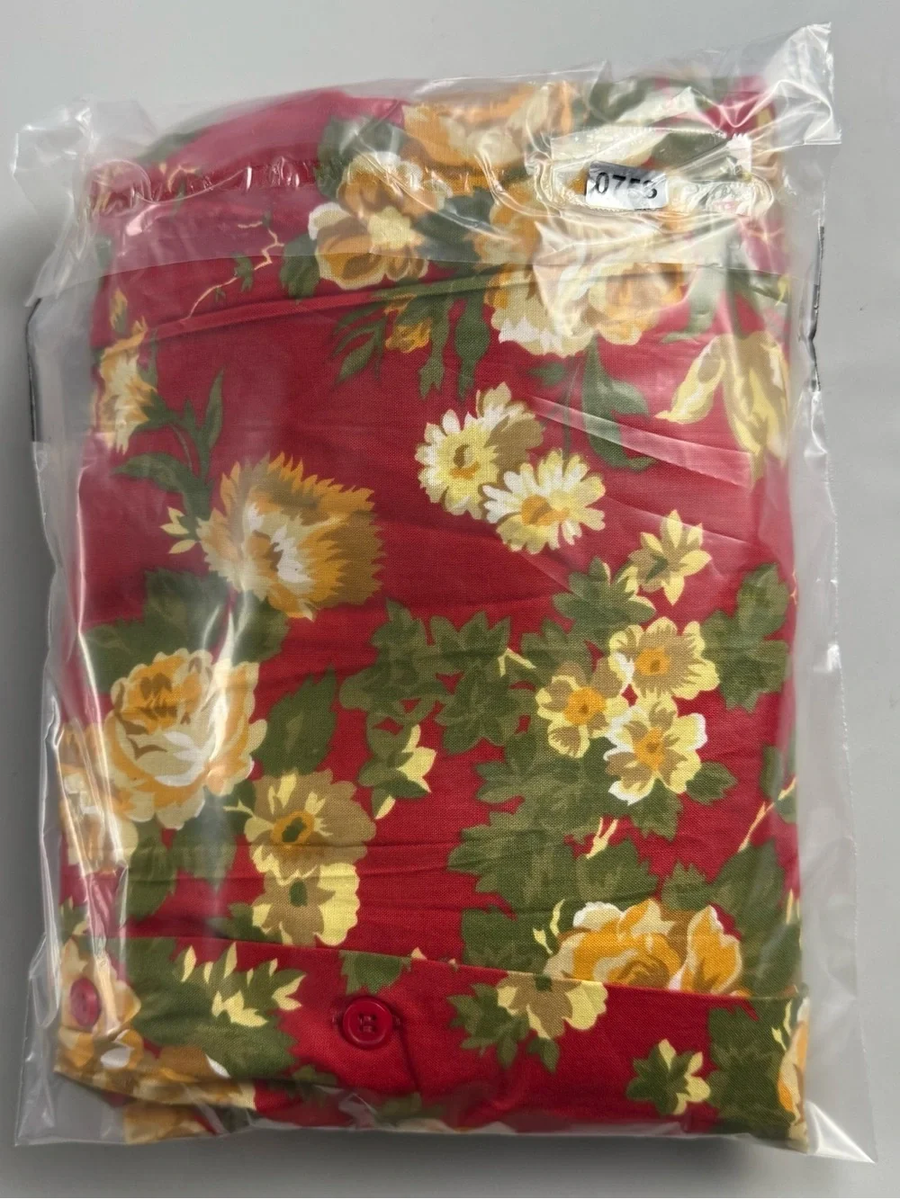 vtg 90s WITT Floral Midi Skirt Red Rose Print Cottagecore Prarie Boho Womens 16